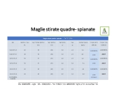 Maglie stirate quadre- spianate (40/50/60) - 
