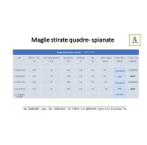 Maglie stirate quadre- spianate (100/120) - 